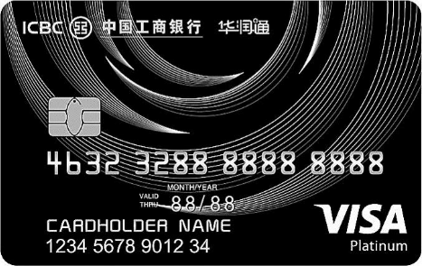 visa白金卡简约版图片